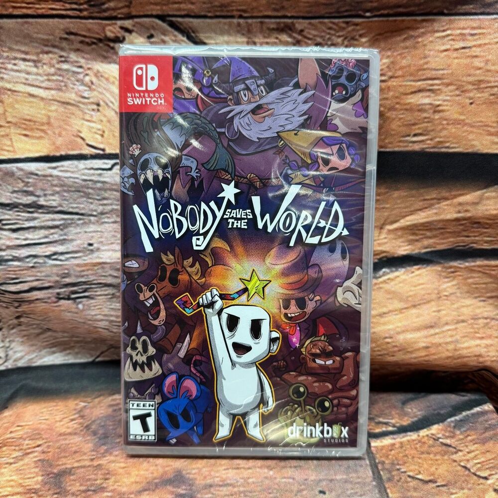 Nobody Saves the World Nintendo Switch Game Brand New Sealed Limited Run LRG